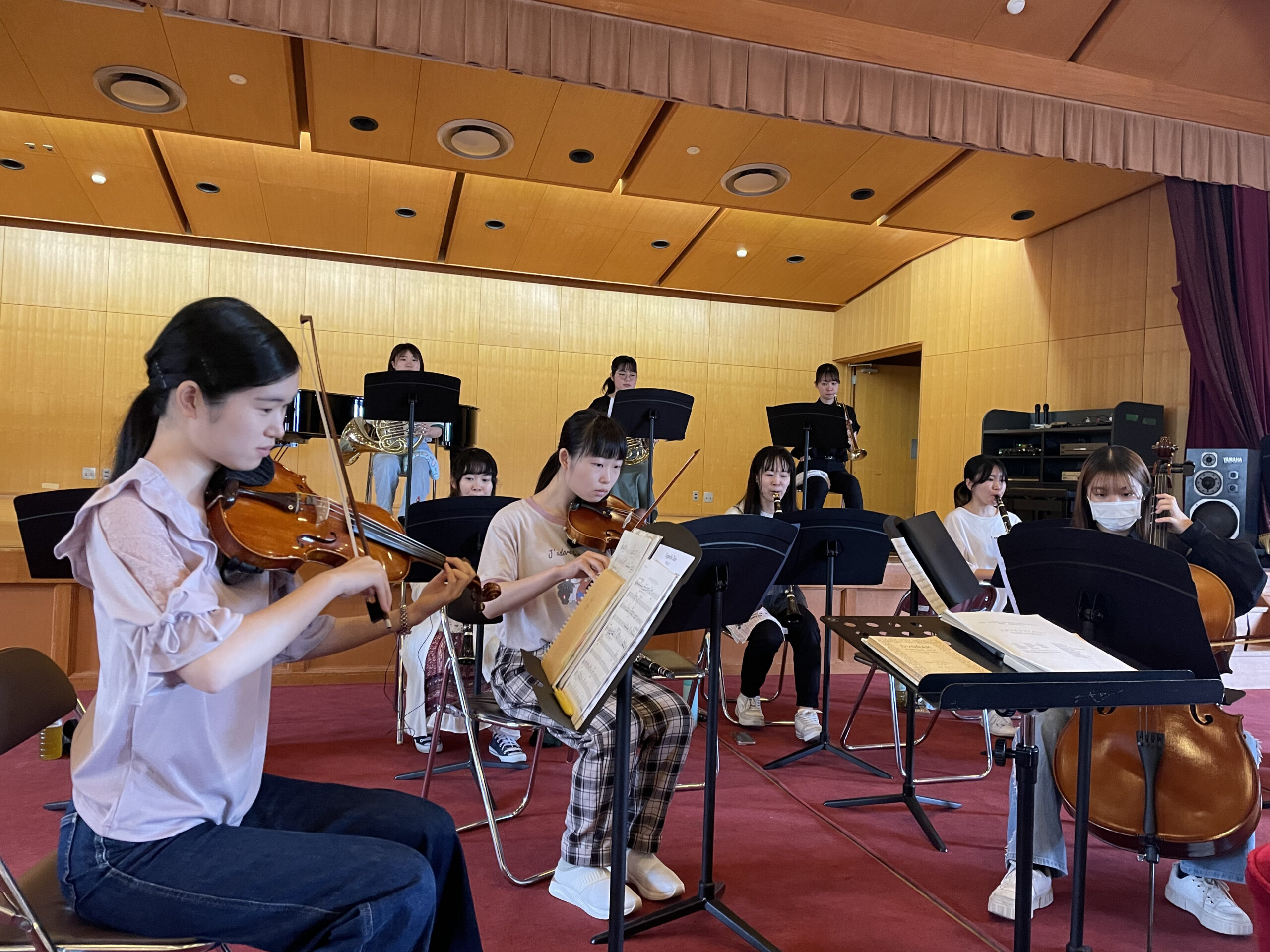 京都女子大学交響楽団　練習風景