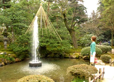 金沢 兼六園 日本最古の噴水